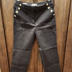 LOFT Black Curvy Straight Leg Pants